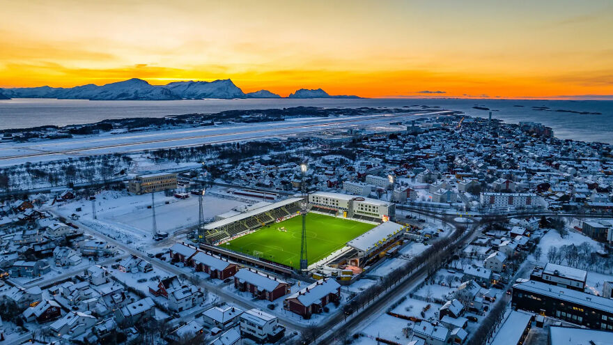 Silver In Venues And Views: "Bodø Sunset" By Jan-Petter Dahl