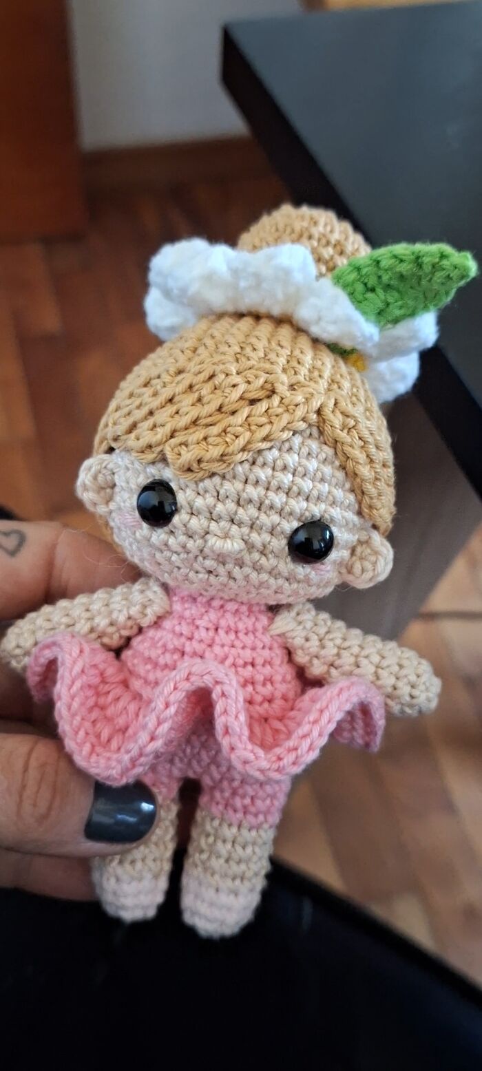 Amigurumi Version Of My Toddler In Her Ballerina Clothing