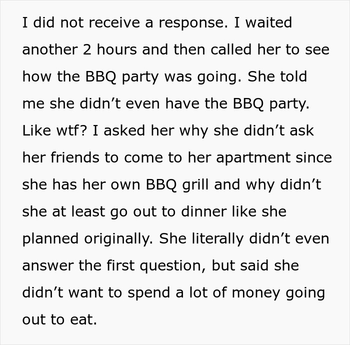 Woman Invites Herself To A Friend’s House To Throw A Party For Family And Friends, Gets Ghosted