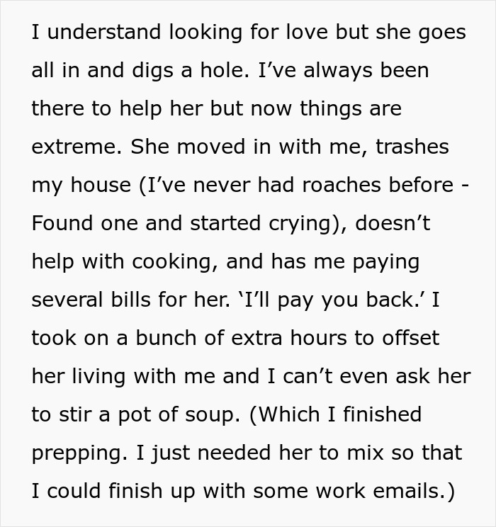 Woman Can't Take Care Of Sis Who Is Jobless, Useless With Chores And Eats Everything, Loses It