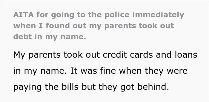 Student Discovers A $60k Loan In Their Name, Calls Police On Parents Who Secretly Took It Out