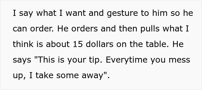 Man Plays Cruel Game With Waiter’s Tip “To Ensure Good Service,” His Date Refuses To Play Along