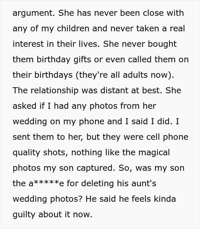 “I Couldn’t Believe He Went That Far”: Nephew Erases Aunt’s Wedding Pics After Months Of Non-Payment