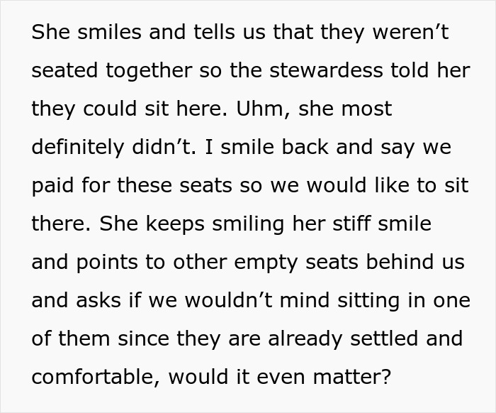 “Plane Seat Bandit Finally Happened To Me”: Woman Hilariously Deals With Entitled Seat Thief