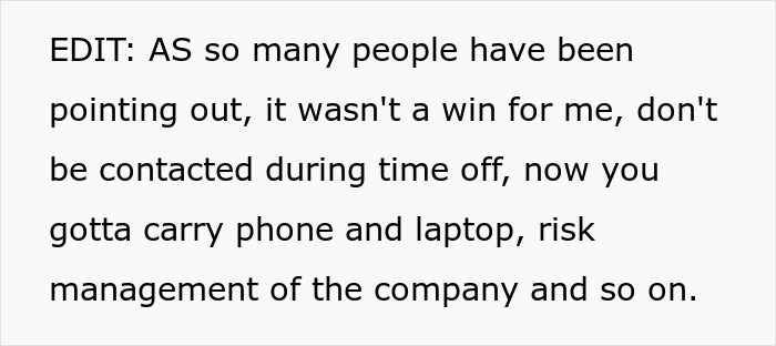 Employee Goes On Vacation And Doesn’t Take The Company Phone As Told, It Costs The Company $6K