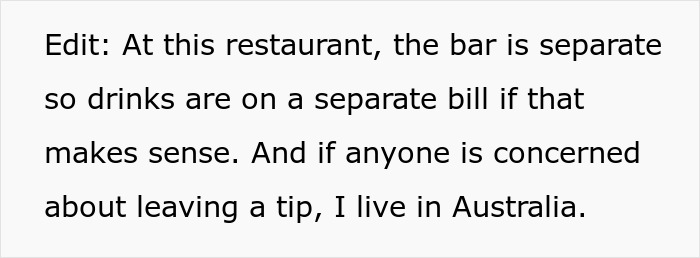 Guy Refuses To Split Restaurant Bill With Friends After They Order $200 Meals, Drama Ensues