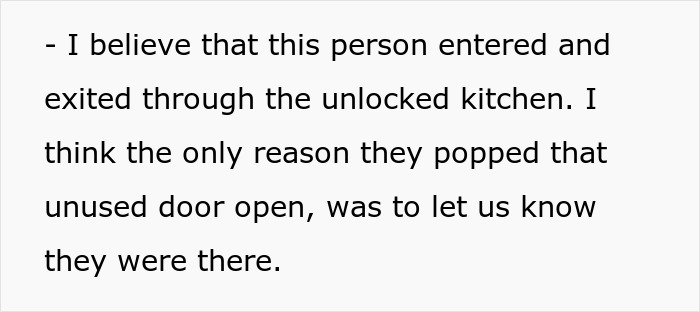 Spouses Feel Real Fear After Realizing Someone Keeps Entering Their Home And Not Even Hiding It