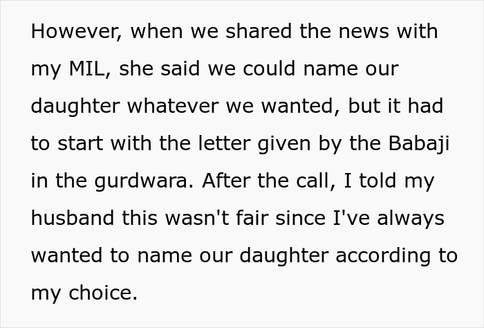 Man Sides With His Mom Instead Of Wife On Their Daughter’s Future Name, Wife Won’t Stand For It