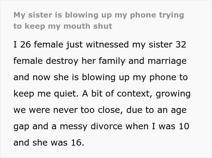 Dad’s Infidelity Ruins Family’s Lives, Woman Is Horrified After Finding Out Married Sis Is Cheating