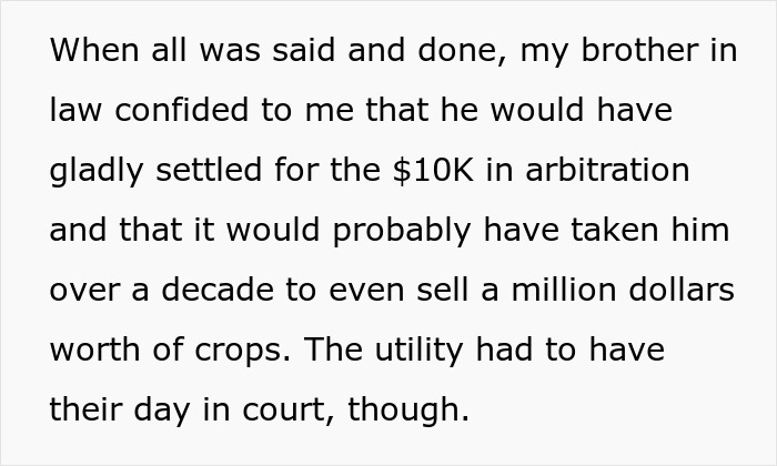 Company Dares Farmer To Take Them To Court Over The Damages They Caused, Regrets It Deeply