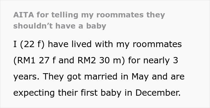 Pregnant Woman Assumes Her Roommate Will Help Her Raise Her Baby, Gets A Reality Check