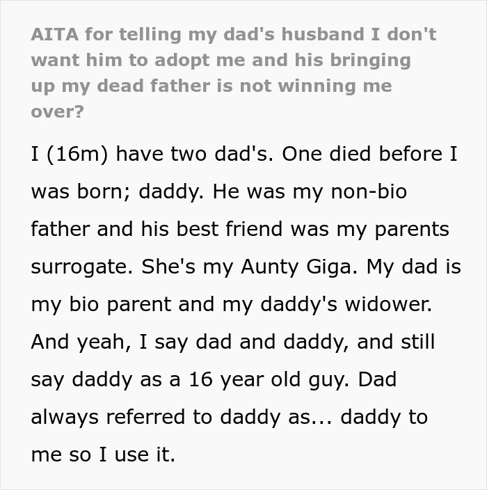 Drama Unfolds After Teen's Patience Is Tested By Dad's New Hubby Who Insists On Adopting Him