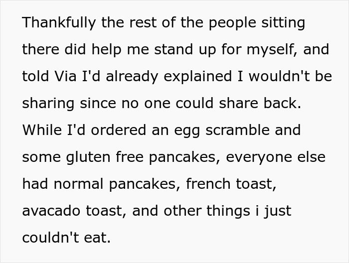 Man Called Selfish And Heartless For Not Sharing Half Of His Food With A Pregnant Woman