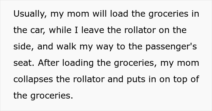 Lady Tries To Grab Man’s Rollator Wanting To Use It For Herself, Follows Him To His Car