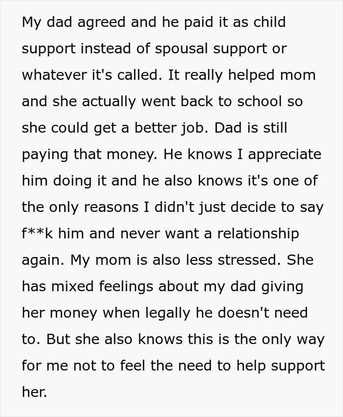 "[Am I The Jerk] For Shrugging When My Dad's Wife Told Me They Need All Of Dad's Money Right Now?"