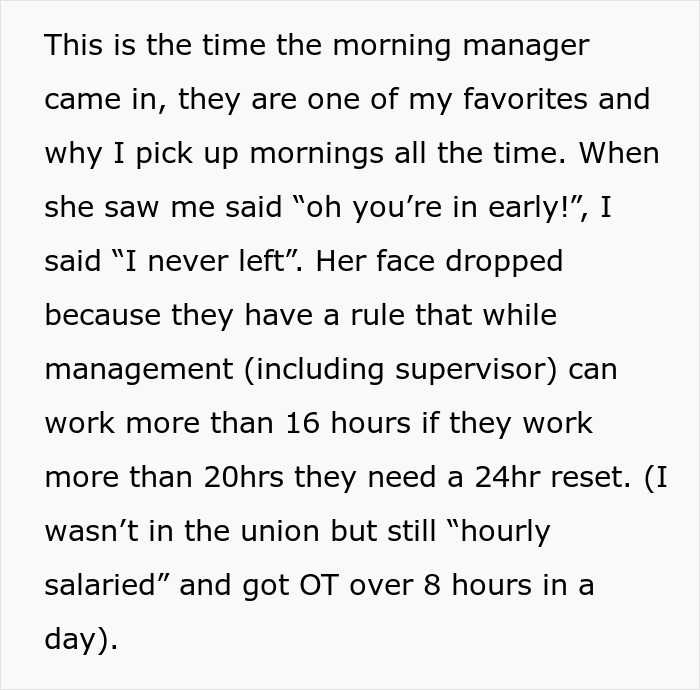 Supervisor Follows Orders To The Letter, Surprises Management With 24 Hours Of Overtime