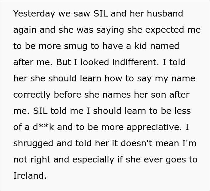 Woman Feels BIL Is Ungrateful When She Wants To Name Baby After Him, He Asks Her To Say It Right