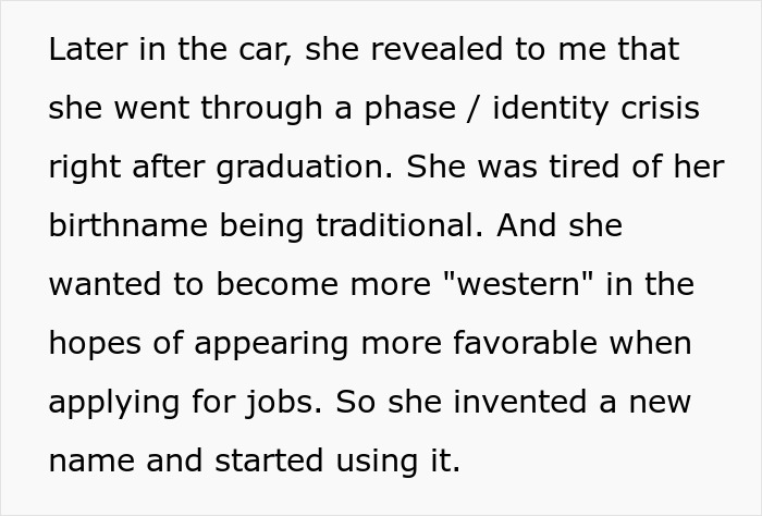 Man Learns Wife’s Secret Identity That She Briefly Used 12 Years Ago, Mocks Her Online