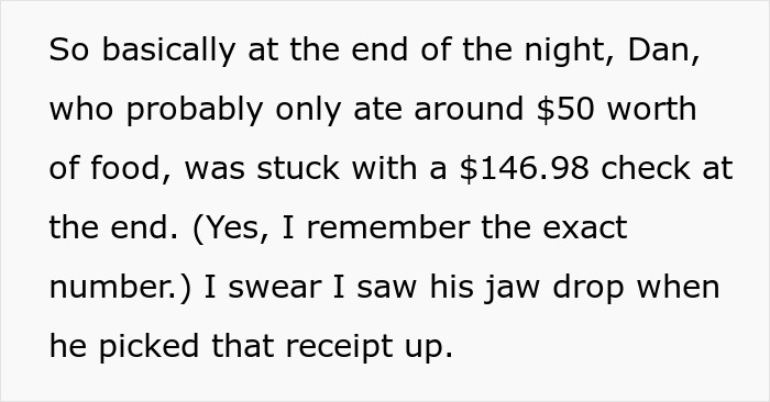 Guy Refuses To Split Restaurant Bill With Friends After They Order $200 Meals, Drama Ensues