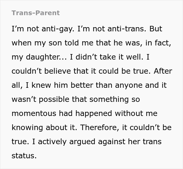 Mom Struggles With Her Daughter Being Trans Until Realizing How Truly Happy She’s Become