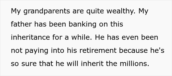 Guy Expects To Get Parents' Fortune, His Child Is In Two Minds To Tell Him He Won't Get Anything