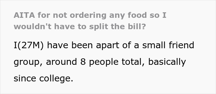 Guy Refuses To Split Restaurant Bill With Friends After They Order $200 Meals, Drama Ensues