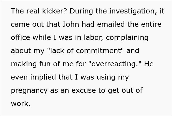 Woman Reports Boss To HR After He Forces Her To Go To Meeting During Labor, Coworkers Hate Her