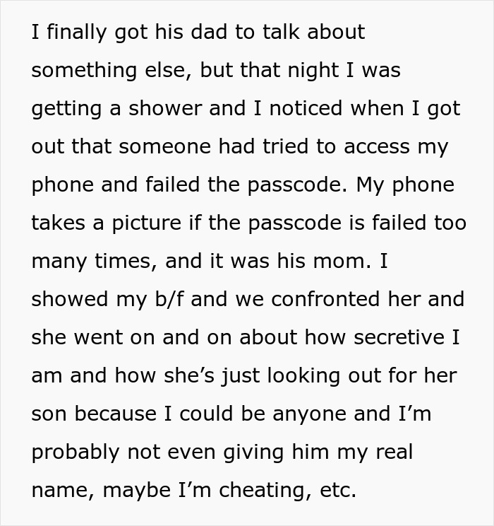 Woman Can’t Trust Son’s GF With No Social Media And A Secretive Job, Tries To Hack Her Phone