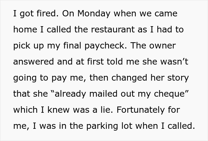 Guy Laughs In Boss’s Face After She Changes Her Mind About His PTO, Gets Fired