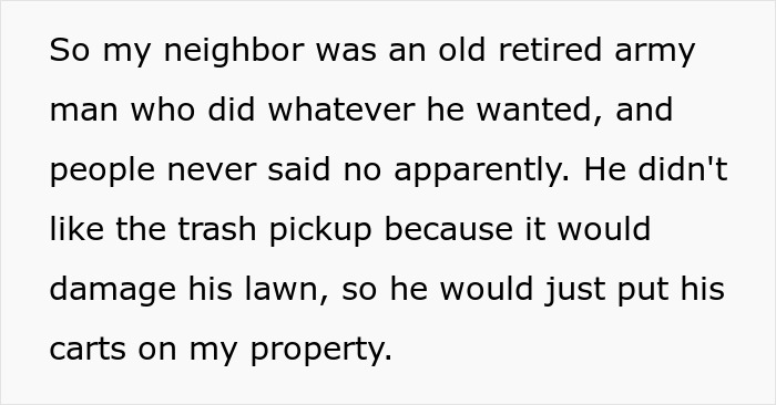 Retired Army Man Threatens To Ruin Neighbor’s Driveway So His Wife Won’t Use It, Man Gets Revenge