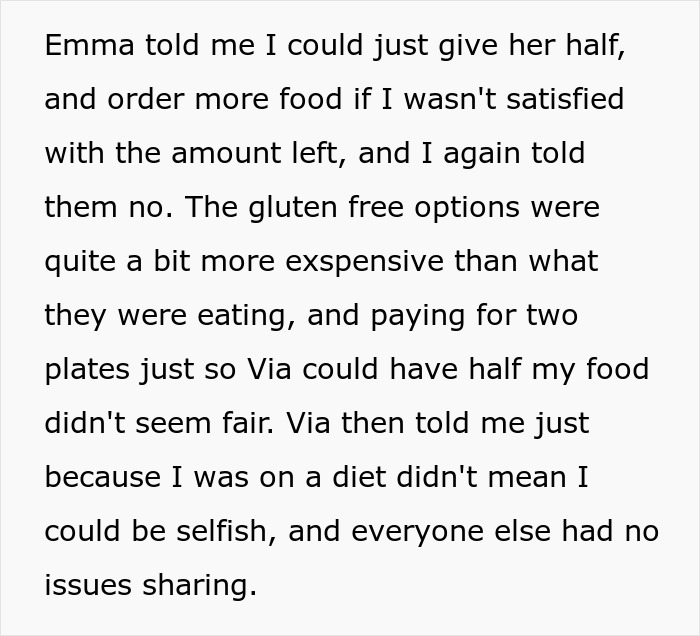 Man Called Selfish And Heartless For Not Sharing Half Of His Food With A Pregnant Woman