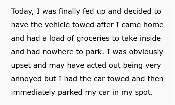 Woman Repeatedly Takes Pre-Paid Parking Spot, Faces Trouble When Owner Gets Her Car Towed