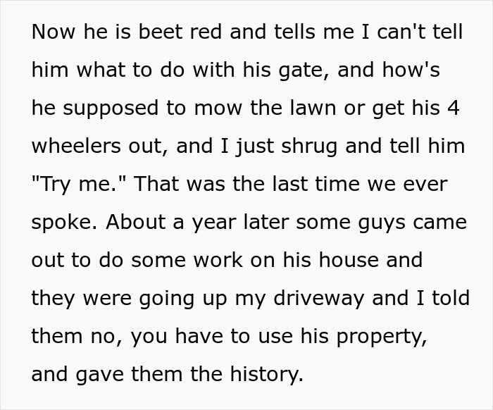 Retired Army Man Threatens To Ruin Neighbor’s Driveway So His Wife Won’t Use It, Man Gets Revenge