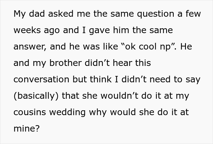 Stepmom Wants To Bring A Cooler Full Of Expensive Wine To Daughter’s Wedding, Bride Feels Insulted