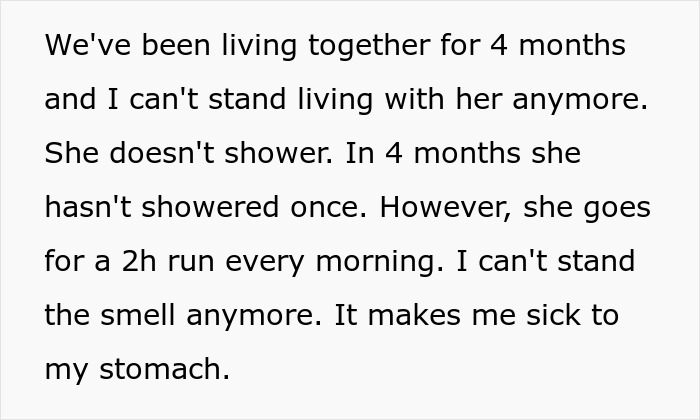 Woman’s Showering Habits Become A “Biohazard”, Roommate Gets Her Evicted