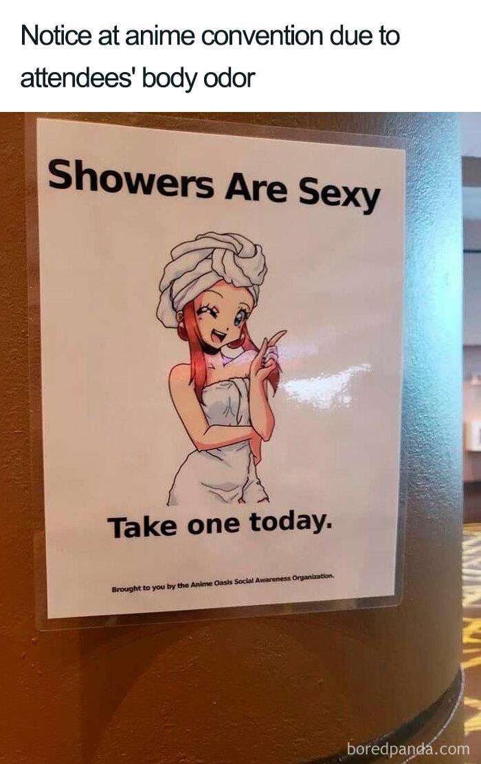 Notice At An Anime Convention