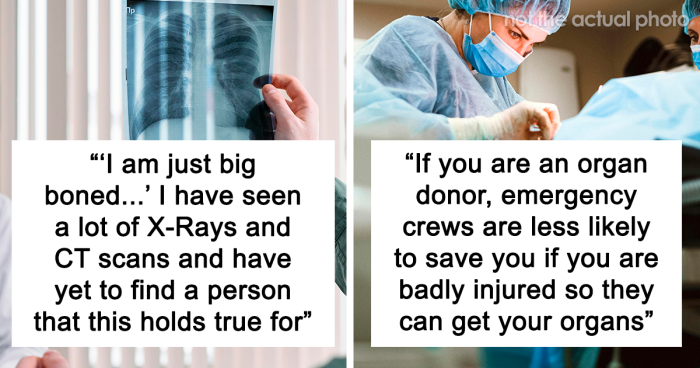 63 Popular Misconceptions About Health That Medical Professionals Wish Would Disappear