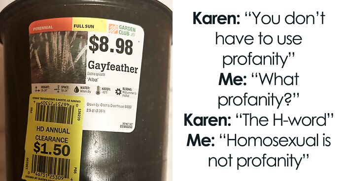 “Gay Gay Gay”: Shopper Watches Karen Have A Meltdown Over Plant Name