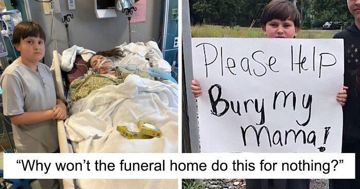 11-Year-Old Kayden Ely Raises $66k To Bury His Mama After Heartbreaking Roadside Vigil