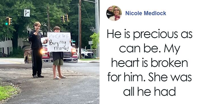 “Please Help Bury My Mama”: 11-Year-Old’s Roadside Sign Has Internet In Tears