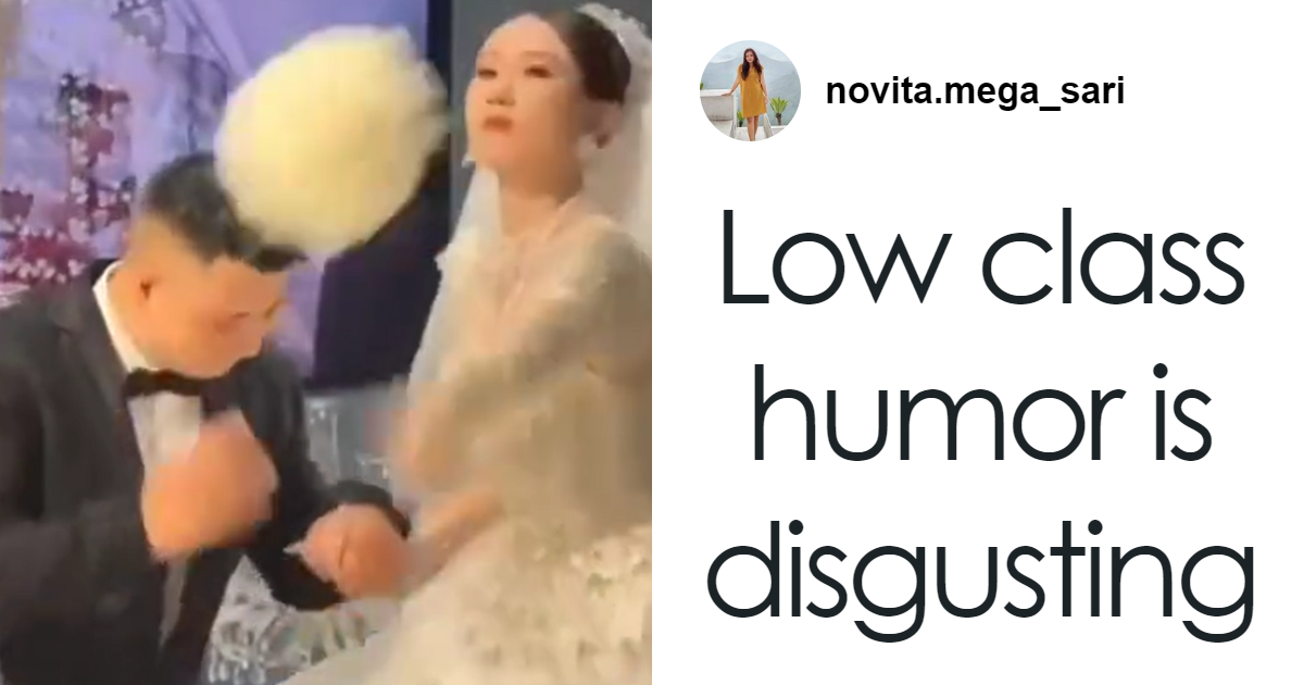 Bride Attacks Rowdy Guests After He Sprays Her With Champagne In Viral Video