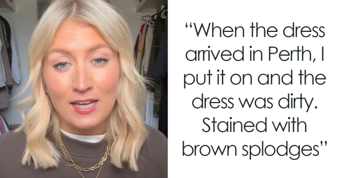 Influencer Accuses Bridal Shop Of Sending A “Dirty” Dress, Gets Reality Check And Legal Battle