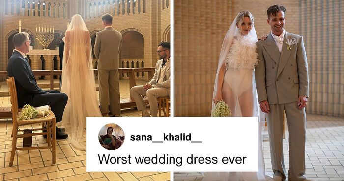 Bride’s See-Through Dress For Church Wedding Sparks Viral Debate