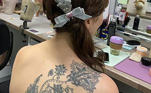 Makeup Artist Covers Up Bridgerton Star Claudia Jessie’s “Ginormous” Tattoo, Fans Left Baffled