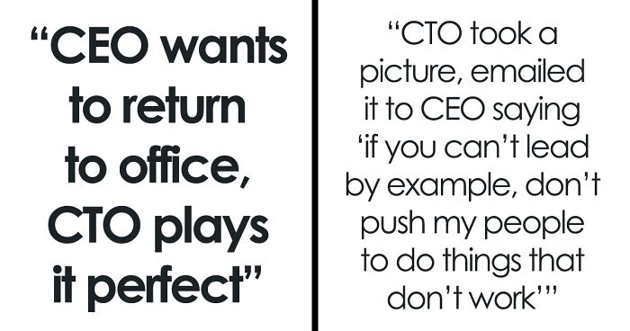 Remote CEO Pushes For Return-To-Office Policy For Everyone But Himself, Gets A Reality Check