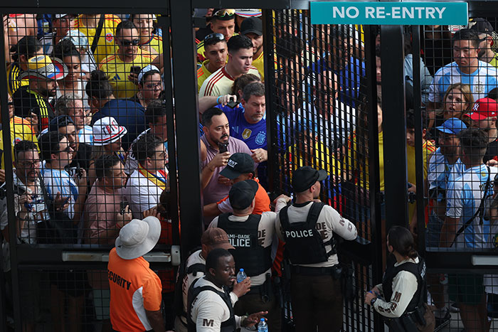 Thousands Of Soccer Fans Enter Stadium Without Tickets In Stampede, Putting Infants In Danger