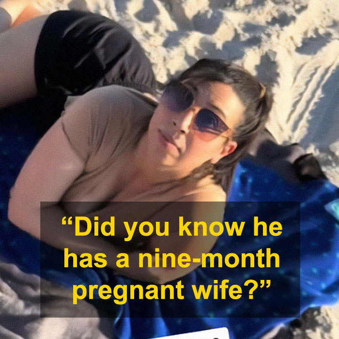 “I’m His Nine-Months-Pregnant Wife”: Woman Confronts Husband And Mistress At The Beach