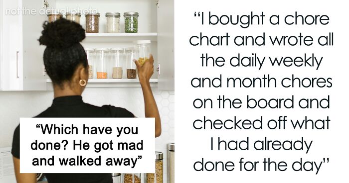 Woman Upsets Jobless Husband By Proving She Does More Around The House After He Complains