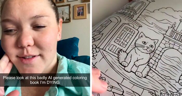 Woman Orders A Coloring Book From Temu, The Art Gets Stranger And Stranger With Every Page