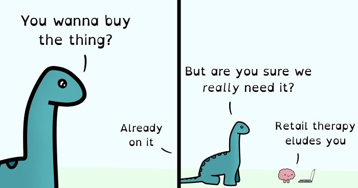 “ADHDinos”: 30 Times This Artist Perfectly Captured What Living With ADHD Is Like In His Comics (New Pics)